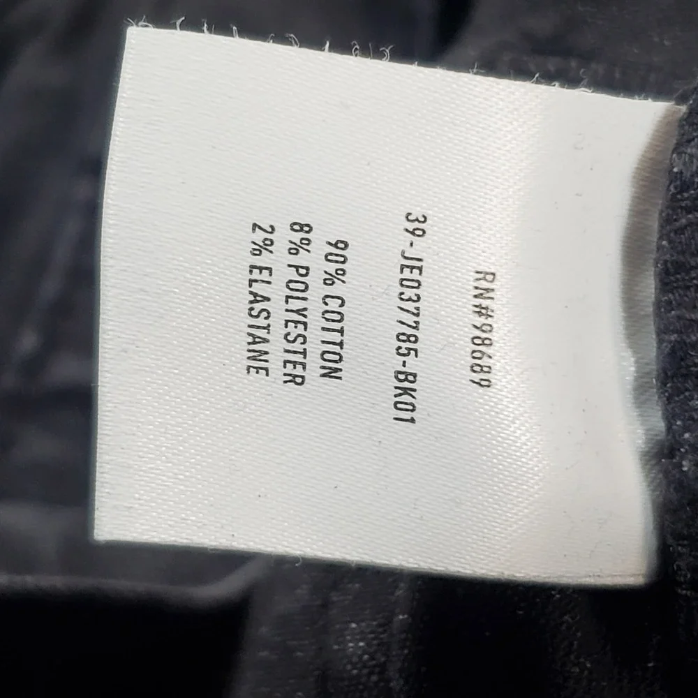 Todd Snyder Pants Men 30x30 Black Slim Fit Cotton Stretch JE037785-BK01 5-Pocket